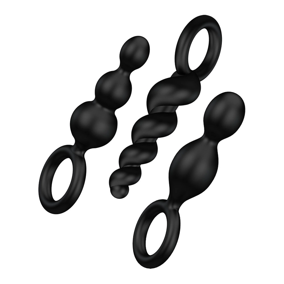 Booty Call Satisfyer Anal Plus Silicona Black