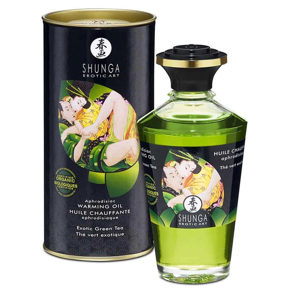 Shunga Té Verde Exótico Aceite Afrodisíaco Ecológico