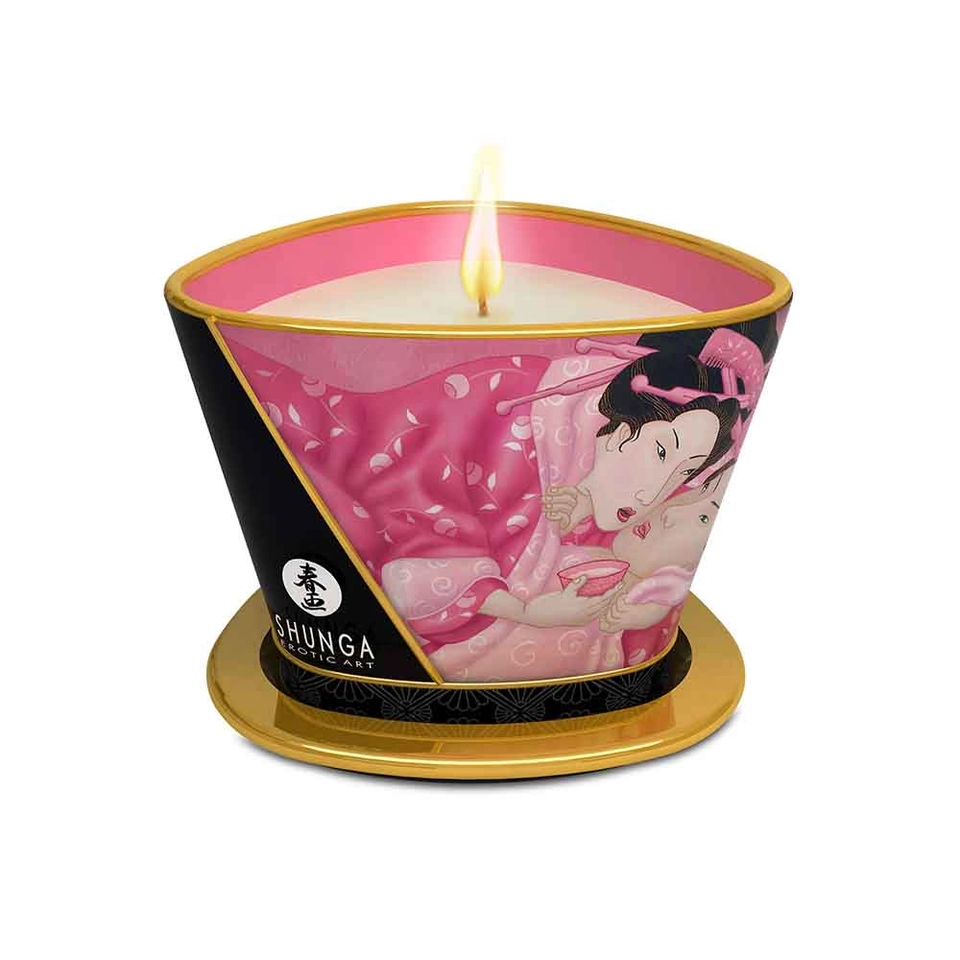 Shunga Rose Petals Vela de Masaje