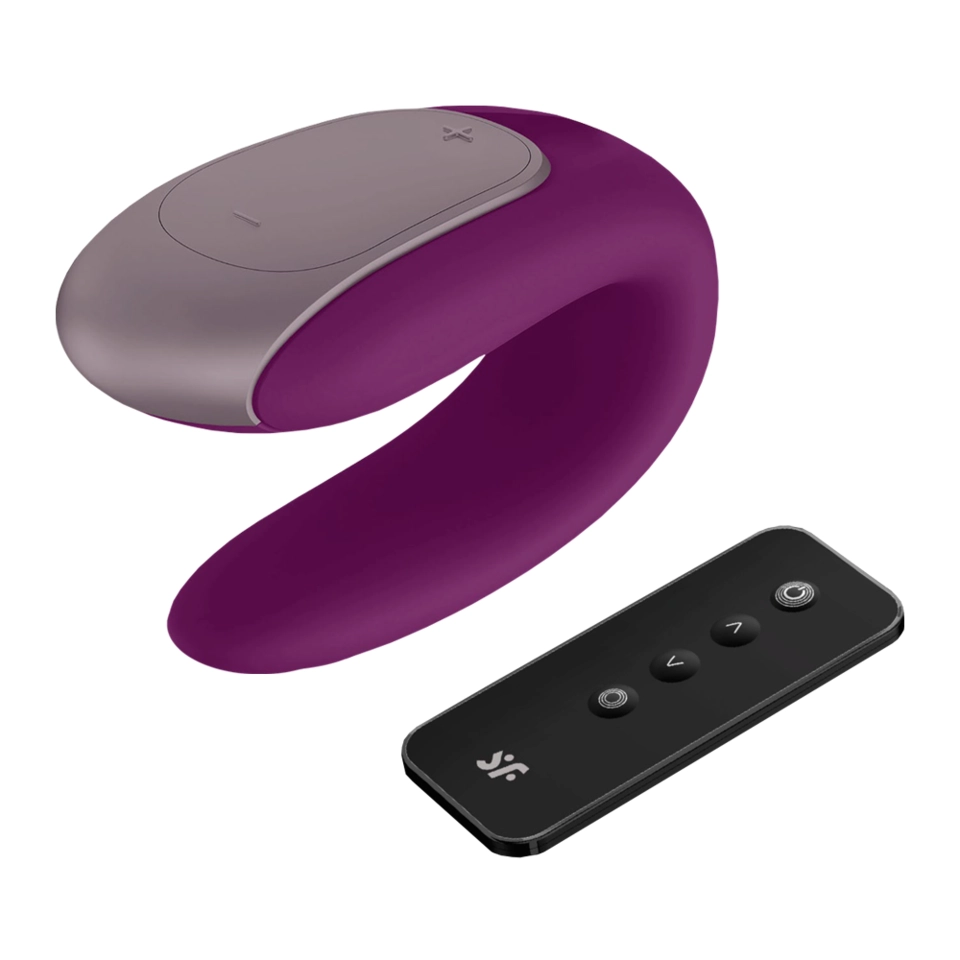 Satisfyer Double Fun Violet Vibromasseur pour Couples