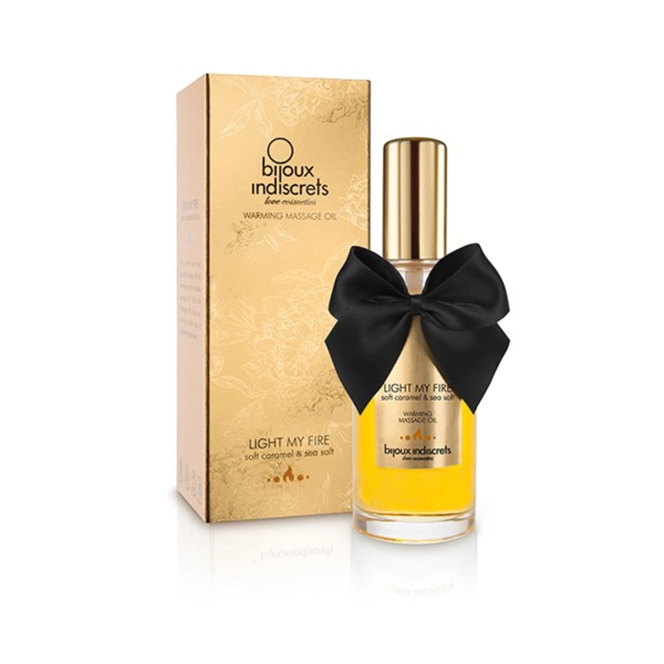Bijoux Indiscrets Light My Fire Soft Caramel Aceite de Masaje Efecto Calor