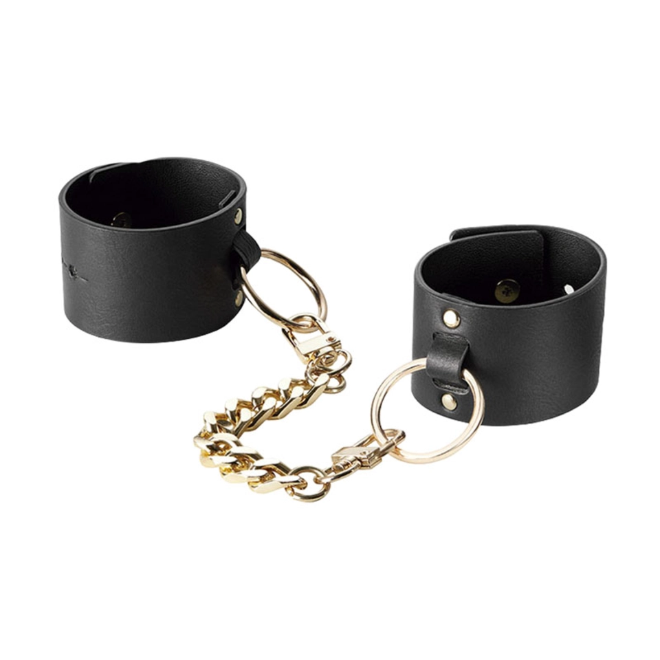 Bijoux Indiscrets Maze Breite Handschellen Schwarz