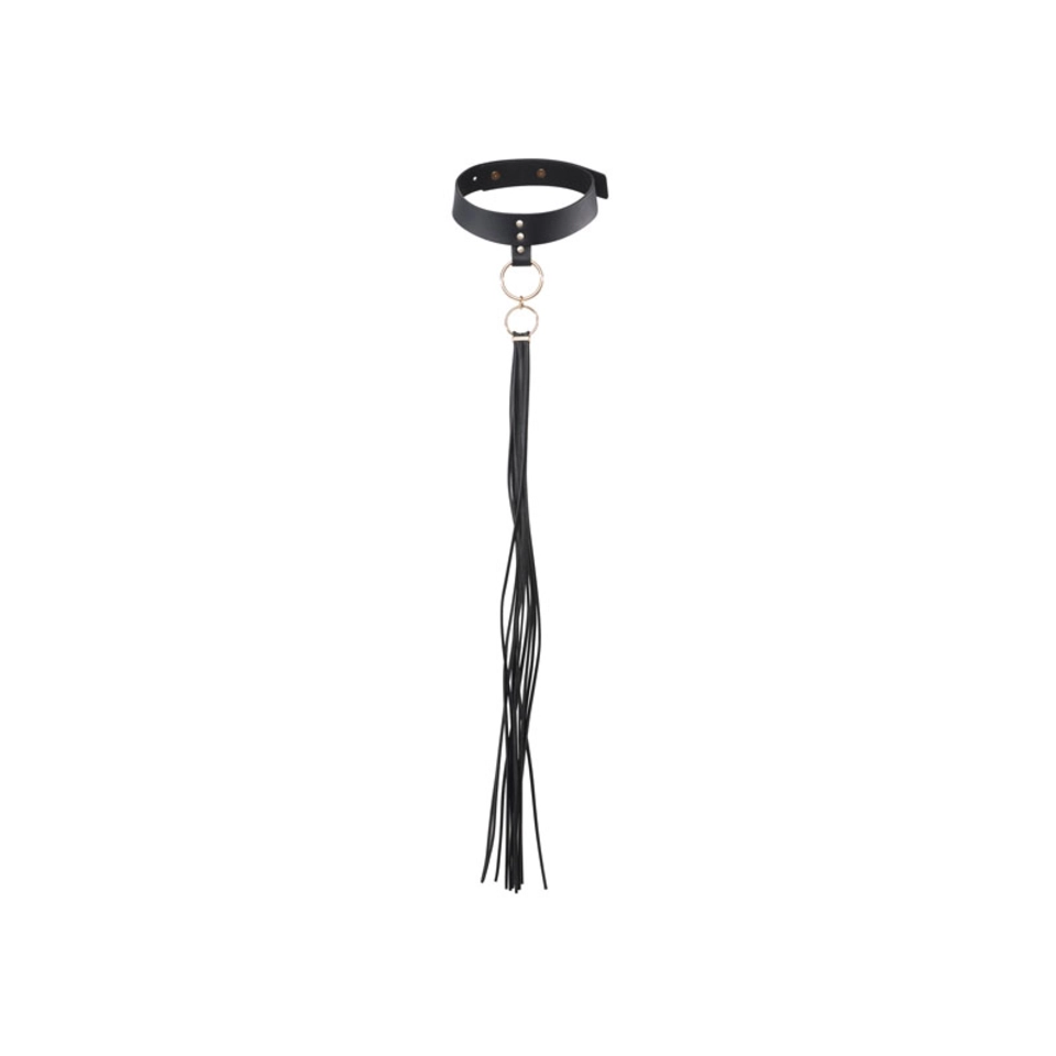 Bijoux Indiscrets Maze Tassel Choker Black