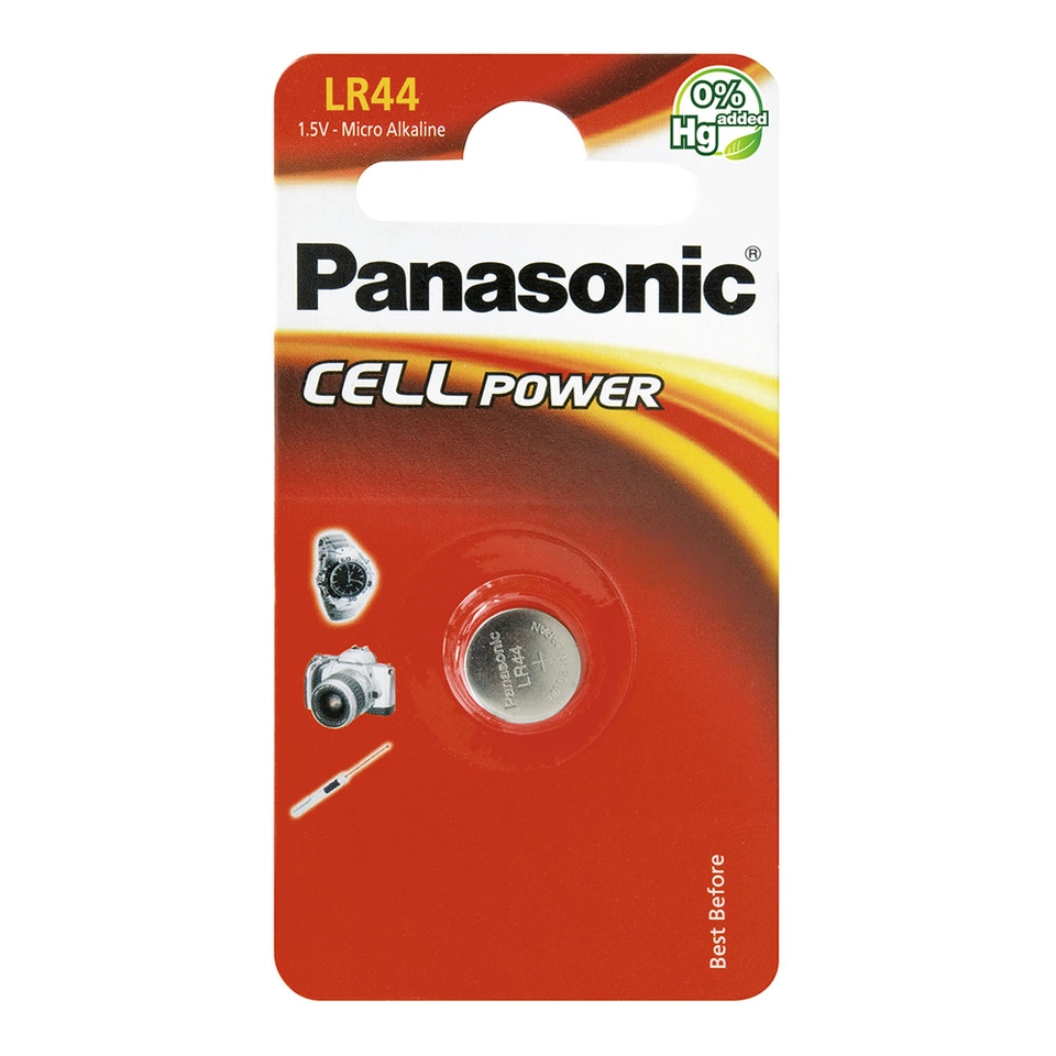 Panasonic Cell Power LR44 Batteries