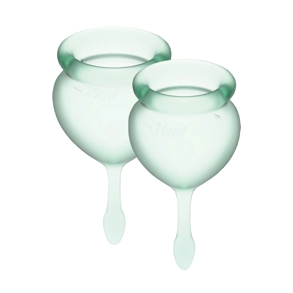 Satisfyer Feel Good Verde Claro Copa Menstrual