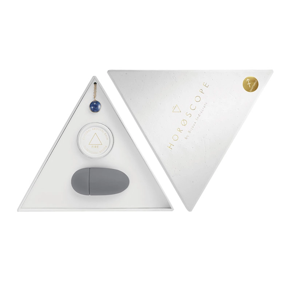 Bijoux Indiscrets Horoscope Sagittario Kit contenente Pietra Zodiacale, Balsamo e Vibratore da Dito
