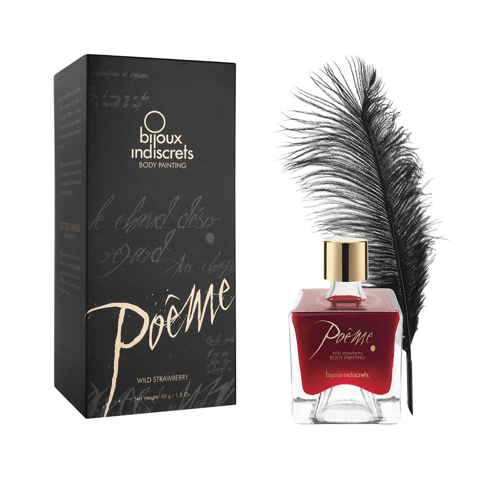 Bijoux Indiscrets Poême Wild Strawberry Body Paint