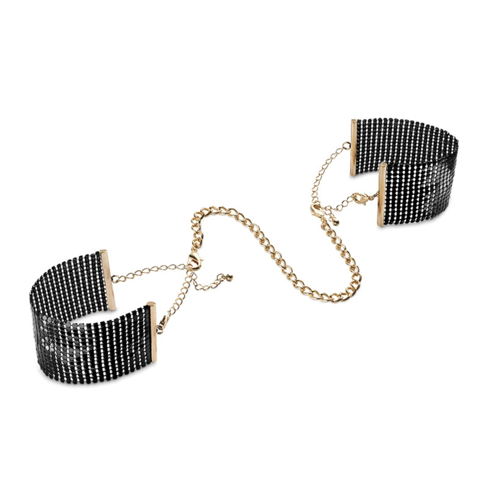 Bijoux Indiscrets Désir Métallique Black Metallic Mesh Handcuffs