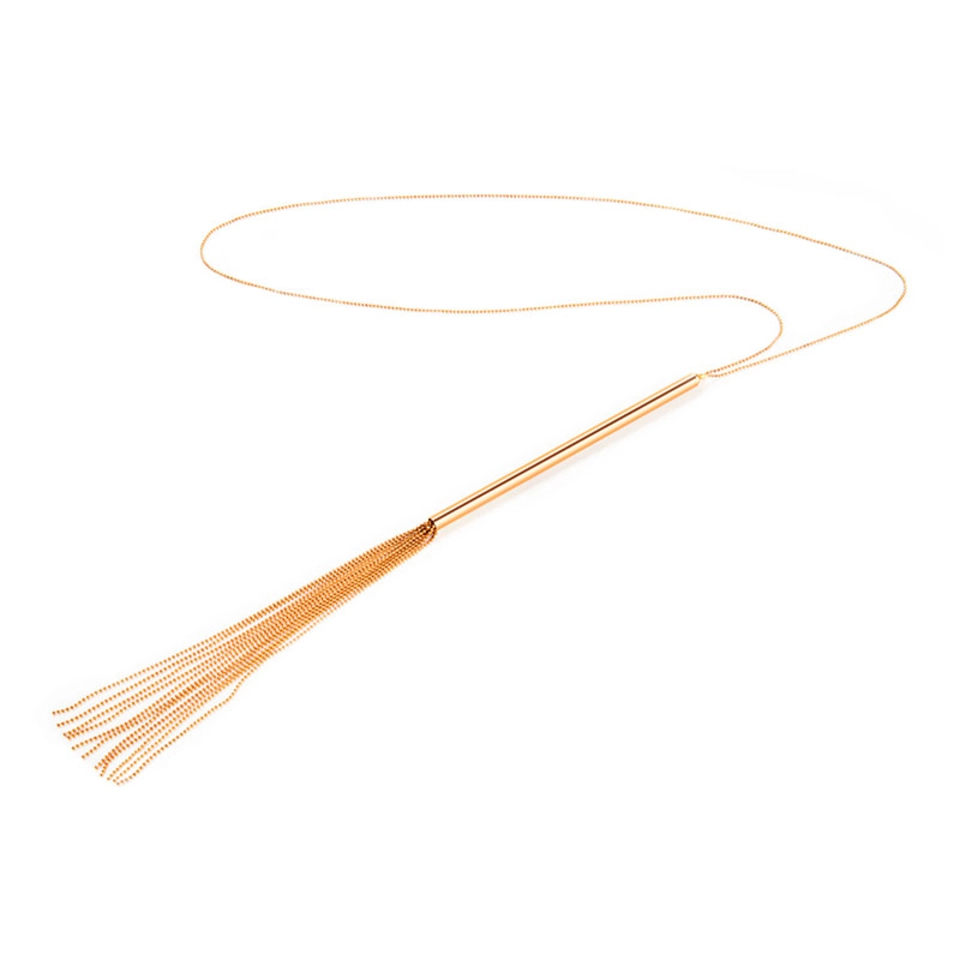 Bijoux Indiscrets The Magnifique Collection Dourado Colar Chicote Metálico