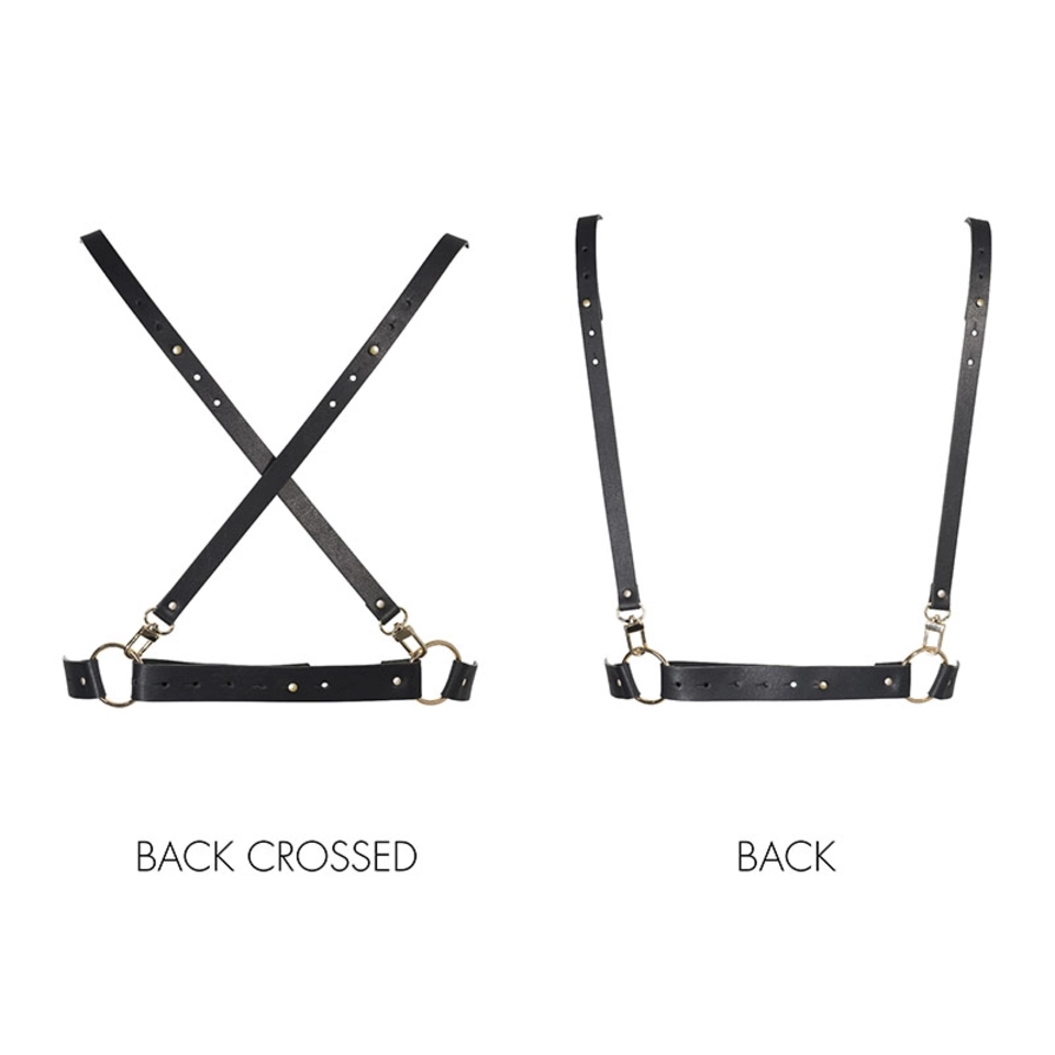 Bijoux Indiscrets Maze X Harness Black