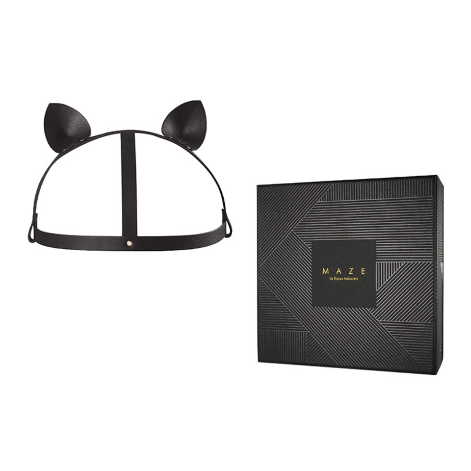 Bijoux Indiscrets Maze Orejas de Gato Color Negro