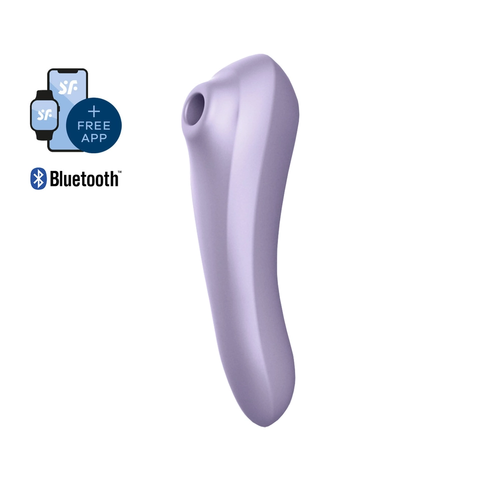 Satisfyer Dual Pleasure Morado con Bluetooth
