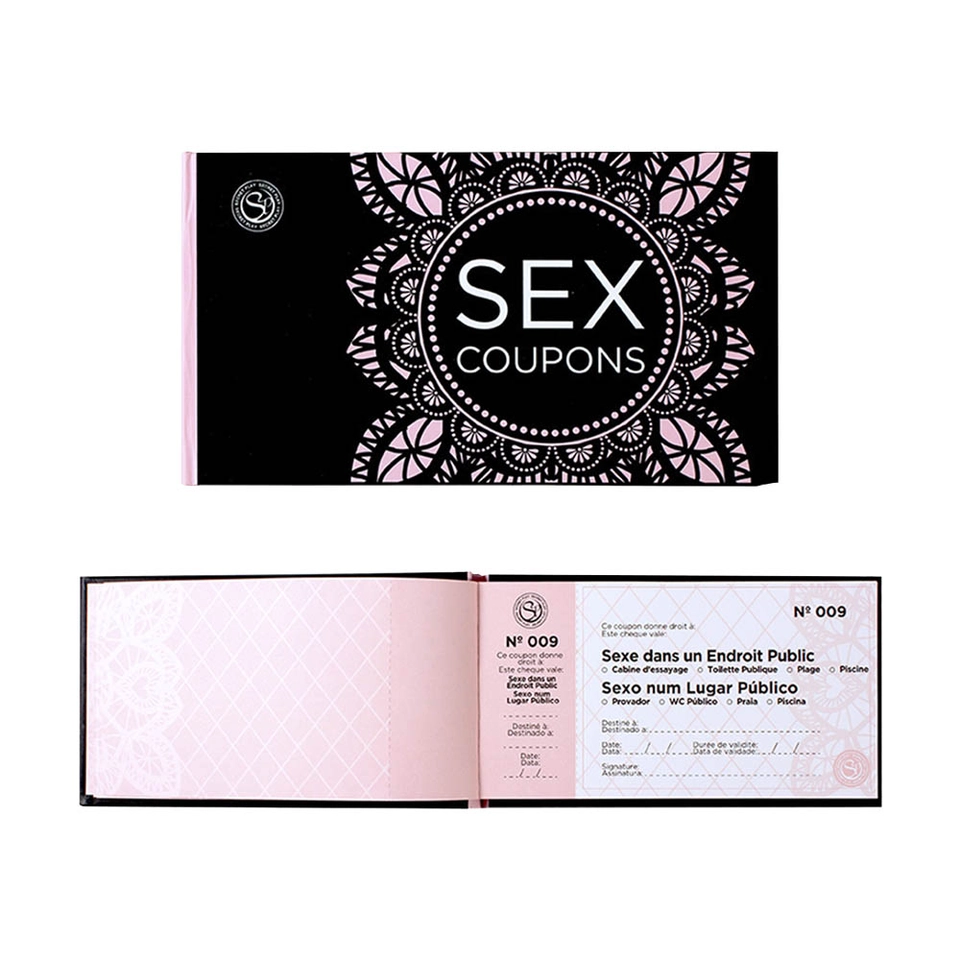 Secret Play Sex Coupons Cupões Idiomas Francês e Português
