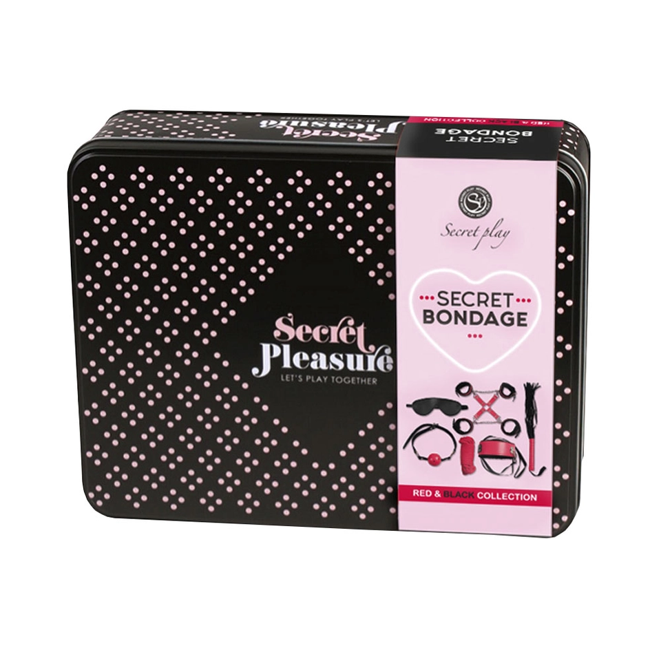 Secret Play Secret Pleasure Secret Bondage Set Rosso