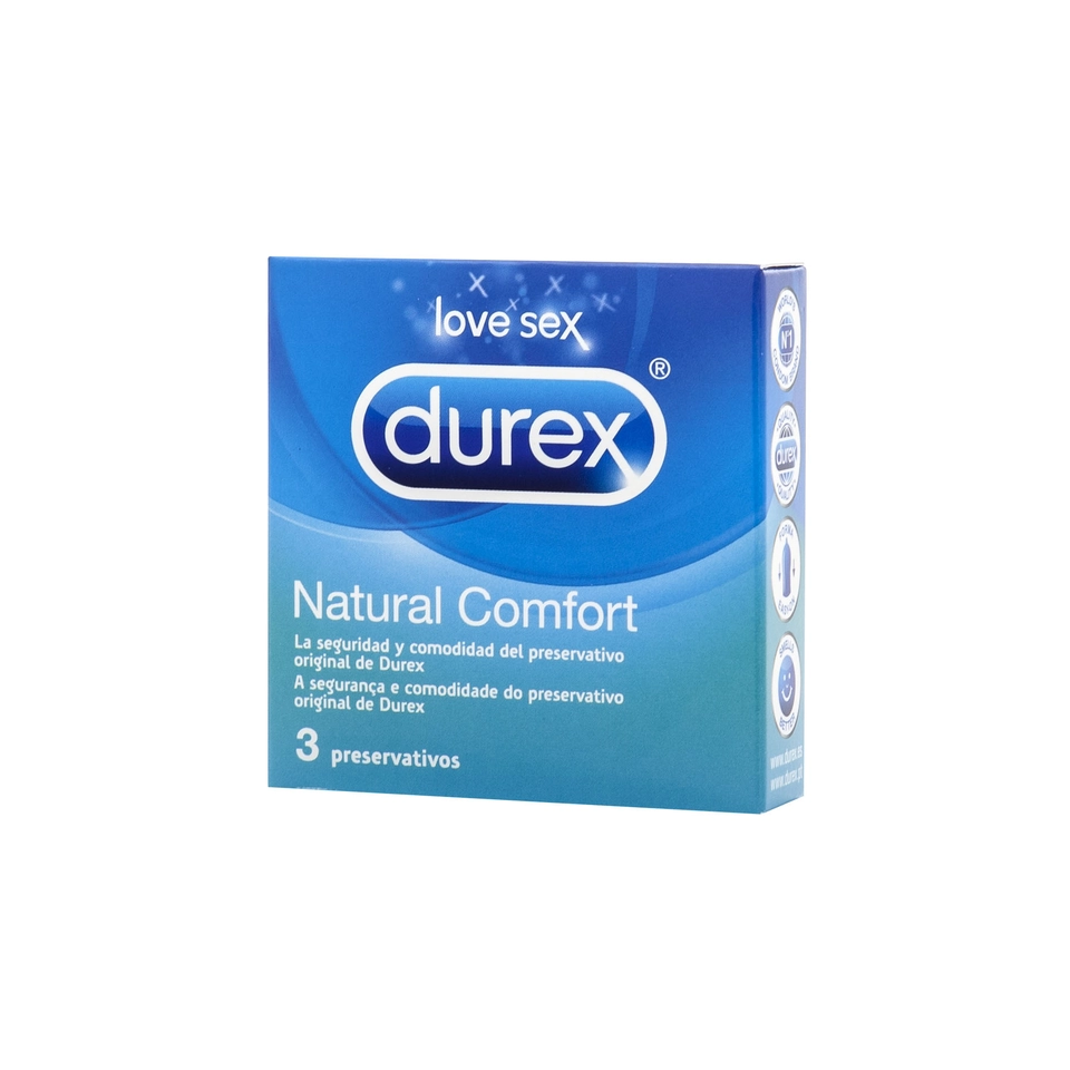 Durex Natural Comfort - Boîte de 3