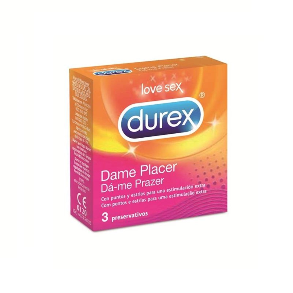 Durex Pleasure Me - 3 Unidades