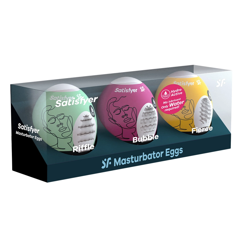 Satisfyer Eggcited (Pack 3 U. Riffle, Bubble, Fierce)